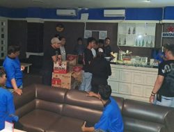 Razia yang dilakukan oleh Polresta Gorontalo Kota pada salah satu tempat hiburan malam. (Foto: Ist/Polresta)