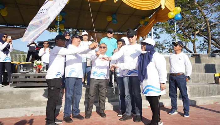 Pencanangan Hari Bakti PUPR tingkat Kota Gorontalo, oleh Wakil Walikota, Ryan F. Kono. [foto:ist]