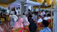 Suasana buka puasa bersama yang digelar DPRD Provinsi Gorontalo, Senin (17/3) di Rudis Ketua DPRD. [foto: fikarbuntuan/nusantara1]