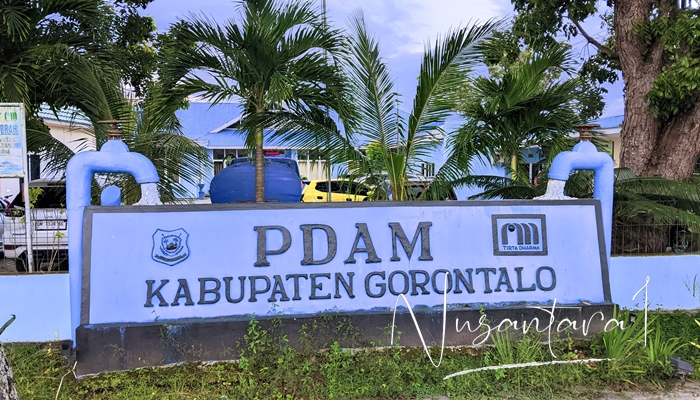 Kantor PDAM Kabupaten Gorontalo. [foto:juna/nusantara1]