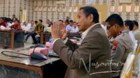 Wakil Ketua DPRD Provinsi Gorontalo, Ridwan Monoarfa menghadiri pembahasan Program BGN di Kantor Gubernur Gorontalo, Rabu 2 Juli 2025. [Foto:Fikar Buntuan/Nusantara1].