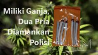 Barang bukti berupa 7 linting ganja milik dua pria di Kota Gorontalo yang diamankan Polisi. [foto:ist]
