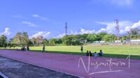 Lintasan Lari dan beberapa fasilitas di GOR Nani Wartabone. [foto:juna/nusantara1]