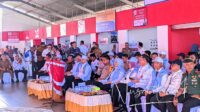 Unsur Forkopimda Provinsi Gorontalo saat menghadiri peluncuran program Koperasi Merah Putih. [foto:juna/nusantara1]