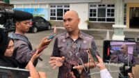 Kuasa Hukum Pemerintah Kota Gorontalo, Ardi Wiranata Arsyad saat dikonfirmasi terkait dugaan tersebut. [foto:fikar buntuan/nusantara1]
