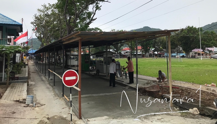 Lapak baru yang telah direnovasi. [foto:juna/nusantara1]