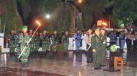 Prosesi Apel Kehormatan di TMP Pentadio. /ist