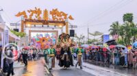 Parade ‘Gorontalo Karnaval Karawo’ yang diselenggarakan BI. [foto:juna/nusantara1]