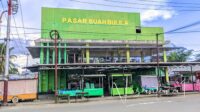 Pasar Bulila yang kini sepi karena Lantai II tak digunakan. [foto:juna/nusantara1]