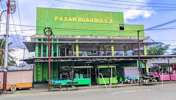 Pasar Bulila yang kini sepi karena Lantai II tak digunakan. [foto:juna/nusantara1]