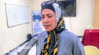 Ketua Pansus Pertambangan DPRD Gorontalo Meyke Camaru saat ditemui usai melakukan kunjungan lapangan di Pohuwato. [foto:juna/nusantara1]