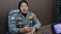 Kasat Lantas Polresta Gorontalo Kota, AKP Mutiara Puspitasari Hartono Kamis, 9 Oktober 2025. [foto: fikarbuntuan/nusantara1]