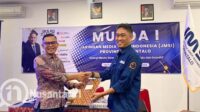Andi Jamaludin AM. Pannyame usai ditetapkan sebagai ketua JMSI Gorontalo terpilih periode 2025-2030. [foto: fikarbuntuan/nusantara1]