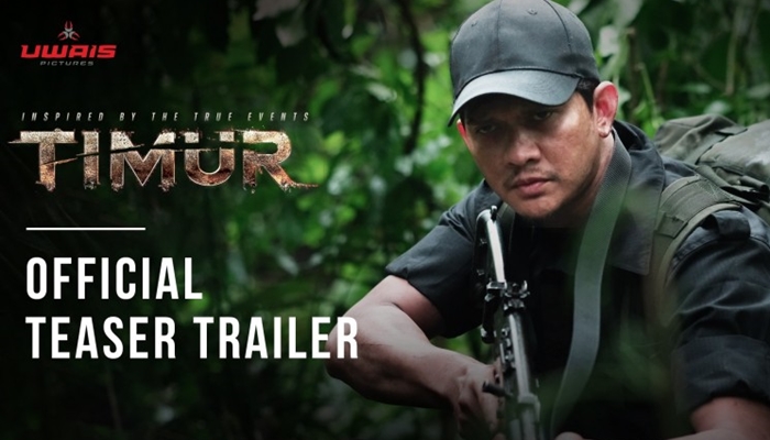 Iko Uwais bersama tim produksi film Timur [foto:dok/matamata]