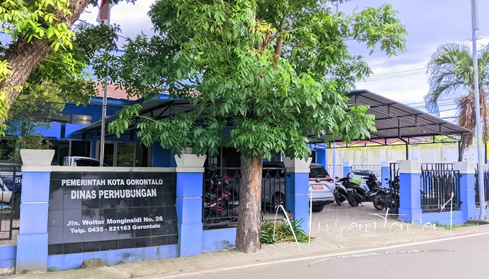 Dinas Perhubungan Kota Gorontalo. [foto:juna/nusantara1]