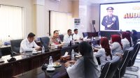 Kapolda Gorontalo, Irjen Widodo saat menerima Satgas PPKPT UNG, senin 11 Mei 2026 [foto:dok/humas]