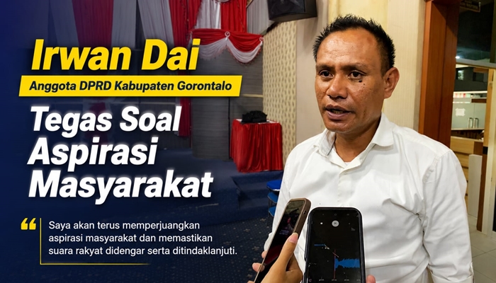 Anggota DPRD Kabupaten Gorontalo, Irwan Dai