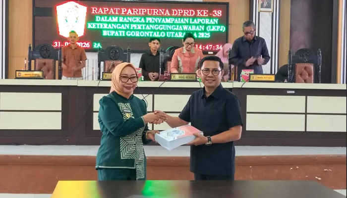 DPRD terima LKPJ bupati 2025 [foto:dok/kominfo]
