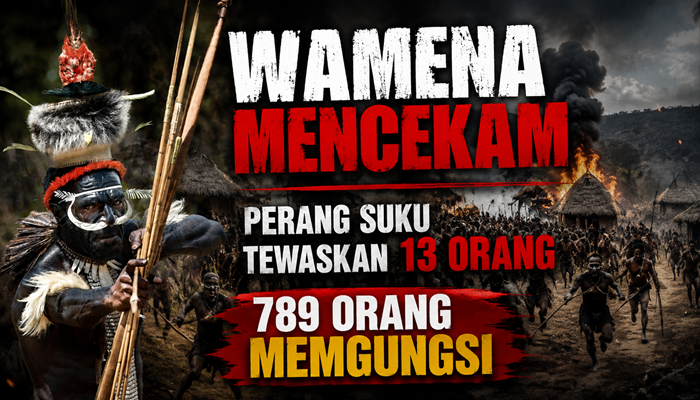Ilustrasi. Perang suku pecah di Wamena, Papua Pegunungan, belasan orang meninggal dunia [foto:dok]