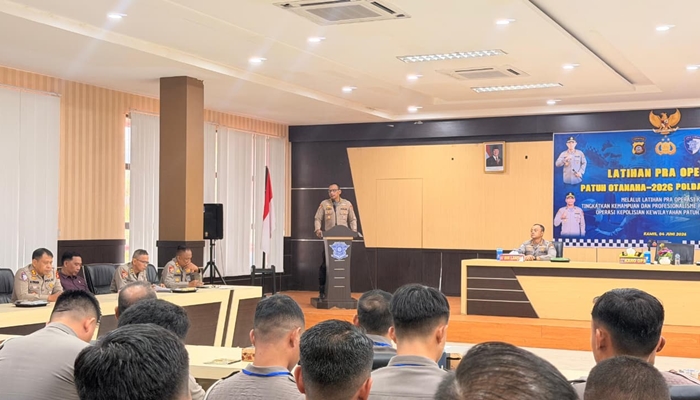 Latihan Pra Operasi yang digelar Polda Gorontalo, Kamis 4 Juni 2026 [foto:dok/humas]