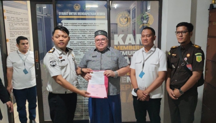 Razman Arif Nasution resmi ditahan di Lapas Kelas I Cipinang pada Kamis 25 Juni 2026. [foto:dok/lapascipinang]