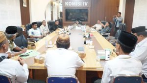 Suasana rapat Komisi IV bersama Baznas Provinsi Gorontalo, Senin 72/ Juli 2026. [foto:dok/humas]