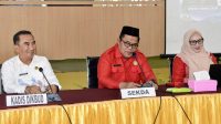 Rapat Koordinasi Penyusunan Rencana Kerja Implementasi Strategi Percepatan Wajib Belajar 13 Tahun melalui 1 Tahun Pra-SD di Aula Ballroom Dinas Pendidikan dan Kebudayaan Kabupaten Gorontalo, Kamis 20 Agustus 2026.