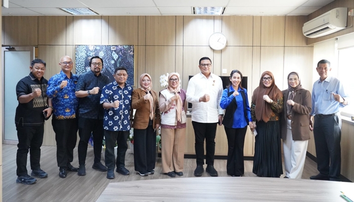 Pimpinan DPRD Provinsi Gorontalo bersama komisi gabungan, melakukan kunjungan ke Bapanas. [foto:dok/humas]