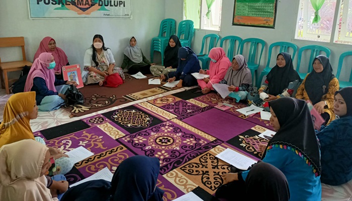 Dokumentasi kegiatan Kelas Ibu Hamil yg dilaksanakan oleh Puskesmas Dulupi. (Foto : Istimewa)