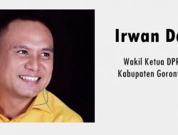 Wakil Ketua DPRD Kabupaten Gorontalo, Irwan Dai. (Foto:Ist/Koleksi FB Irwan Dai)