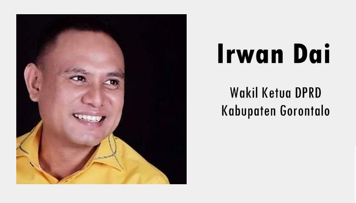 Wakil Ketua DPRD Kabupaten Gorontalo, Irwan Dai. (Foto:Ist/Koleksi FB Irwan Dai)