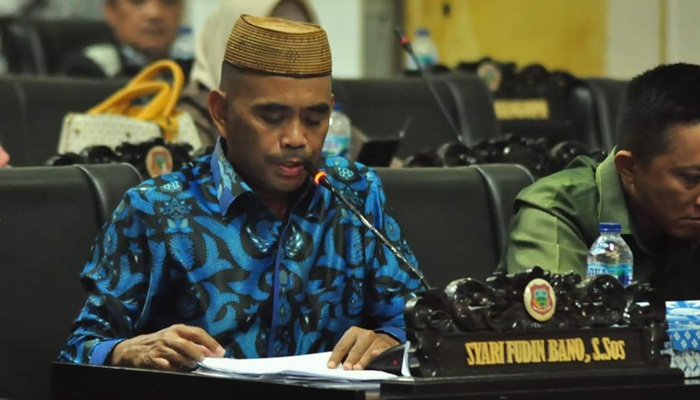 Ketua Komisi l, DPRD Kabupaten Gorontalo, Syarifudin Bano