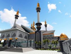 Desain Masjid Raya atau Islamic Center Gorontalo. (Dok:Ist/Kominfotik)