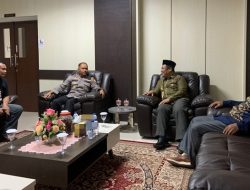 Kapolresta Gorontalo Kota Kombes Polisi, Dr. Ade Permana,S.I.K.,MH saat menemui dua rektor. (Foto: Ist)