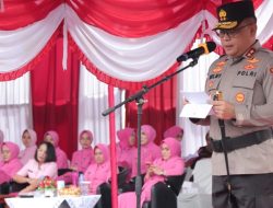 Kapolda Gorontalo, Irjen. Polisi Helmy Santika SH., SIK., M.Si saat mengukuhan kenaikaan tipee Polres Goorntalo Kota menjadi Polresta Gorontalo Kota. (Foto: Ist)