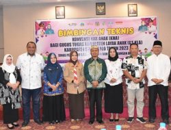 Bimbingan Teknis KHA bagi Gugus Tugas Kabupaten/Kota Layak Anak (KLA) Kabupaten Gorontalo 2023. (Foto: Ist)