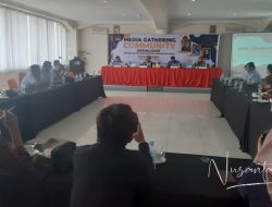 Kantor Imigrasi Kelas 1 TPI Gorontalo menyelenggarakan Media Gathring Community Sosialisasi Kebijakan Kemigrasian dan Sinergitas Media di Grand Mega Zanur Hotel, Senin (20/2). (Foto: Nusantara1)