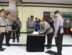 Mutasi yang dilakukan di lingkungan Polda Gorontalo. (Foto: Ist)