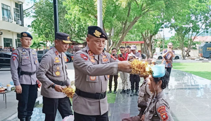 Tradisi penyambutan Bintara Remaja TA 2022. (Foto: Ist)