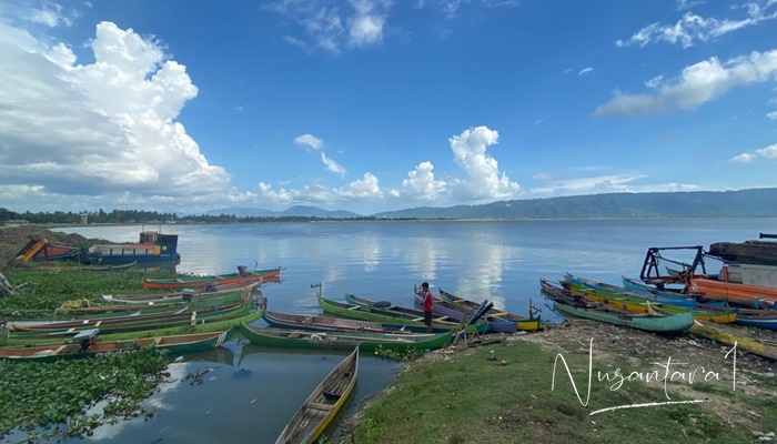 Salah satu sudut di tepi Danau Limboto. (Foto: Nusantara1)