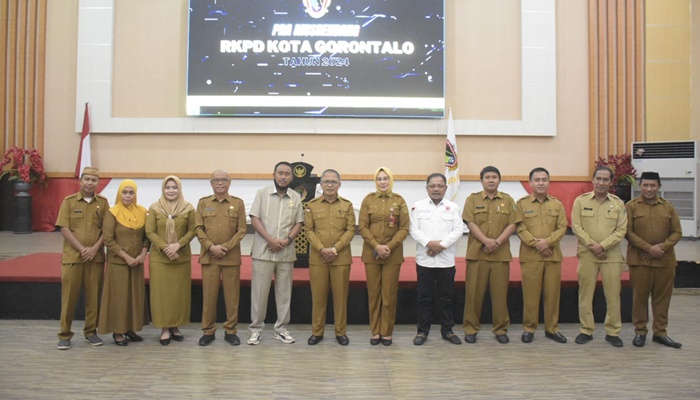 Sekda Kota Gorontalo, Ismail Majid saat membuka Pra Musrenbang. (Foto: Ist)