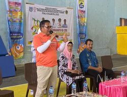 Walikota Gorontalo, Marten Taha saat membuka acara Lomba Mewarnai. (Foto: Nusantara1)