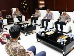 Kapolda, Irjen Pol. Helmy Santika, S.H.,S.I.K.,M.Si, menerima audiensi dari PT Pertamina Patra Niaga Regional Sulawesi, Rabu (15/3). (Foto: Ist)