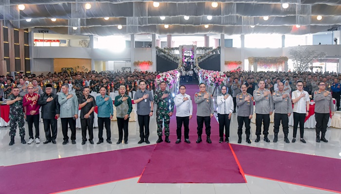 Apel Tiga Pilar, di gedung Grand Sumber Ria Kota Gorontalo, Kamis (9/3). (Foto: Ist)