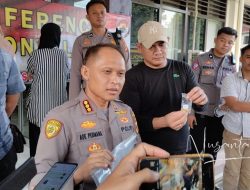 Kapolresta Gorontalo Kota Kombes Pol Dr. Ade Permana,S.I.K.,M.H, Rabu (1/3) saat memberi keterangan pers terkait aksi kedua ibu dan anak. (Foto: Nusantara1)