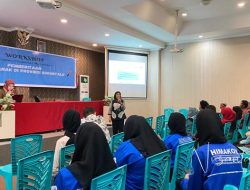 Workshop ‘Pemberitaan Ramah Anak’ yang diselenggarakan oleh Mahasiswa Jurusan Komunikasi, UNG pada Jumat (14/4) dan menghadirkan masyarakat. (Foto: Nusantara1)