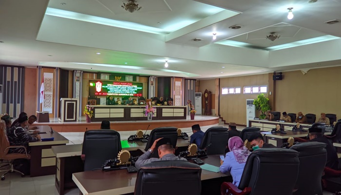 Suasana Paripurna LKPJ Bupati 2022. (Foto: Ist)