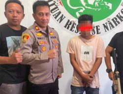 Seorang petani berinisial MY ditahan polisi karena diduga membawa Narkoba. (Foto: Ist)