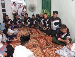 Pengurus HBG mengunjungi rumah korban meninggal dunia akibat senapan angin jenis PCP. (Foto: Ist)