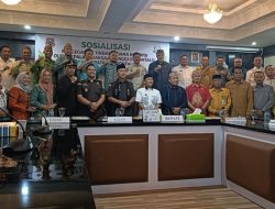 Ketua DPRD Kabupaten Gorontalo, Syam T Ase saat hadir bersama dengan pemerintah daerah dan Jajaran Kajati Gorontalo, akhir pekan lalu. (Foto: Ist).